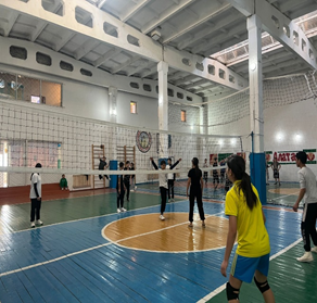 «Алғабас орта мектебі» КММ 17.02.2023 жылы 6-11 сынып оқушылар арасында өткізілген волейбол жарыс